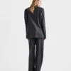 Chaqueta de lana a cuadros con doble botonadura Chaqueta de lana a cuadros con doble botonadura