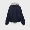 Chaqueta de lana con capucha Chaqueta de lana con capucha