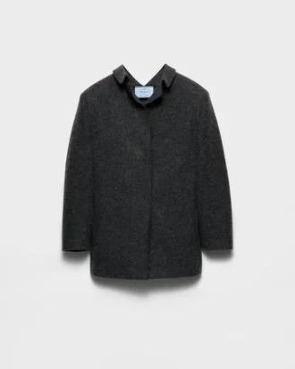 Chaqueta de lana de Shetland de un solo pecho