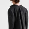Chaqueta de lana de Shetland de un solo pecho Chaqueta de lana de Shetland de un solo pecho