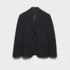 Chaqueta de lana de un solo pecho Chaqueta de lana de un solo pecho