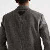 Chaqueta de lana de un solo pecho Chaqueta de lana de un solo pecho