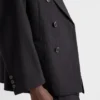 Chaqueta de mezcla de lana con doble botonadura Chaqueta de mezcla de lana con doble botonadura