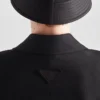Chaqueta de mezcla de lana de un solo pecho Chaqueta de mezcla de lana de un solo pecho