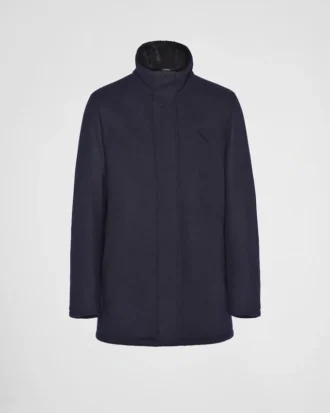 Chaqueta de mezcla de lana y piel de oveja