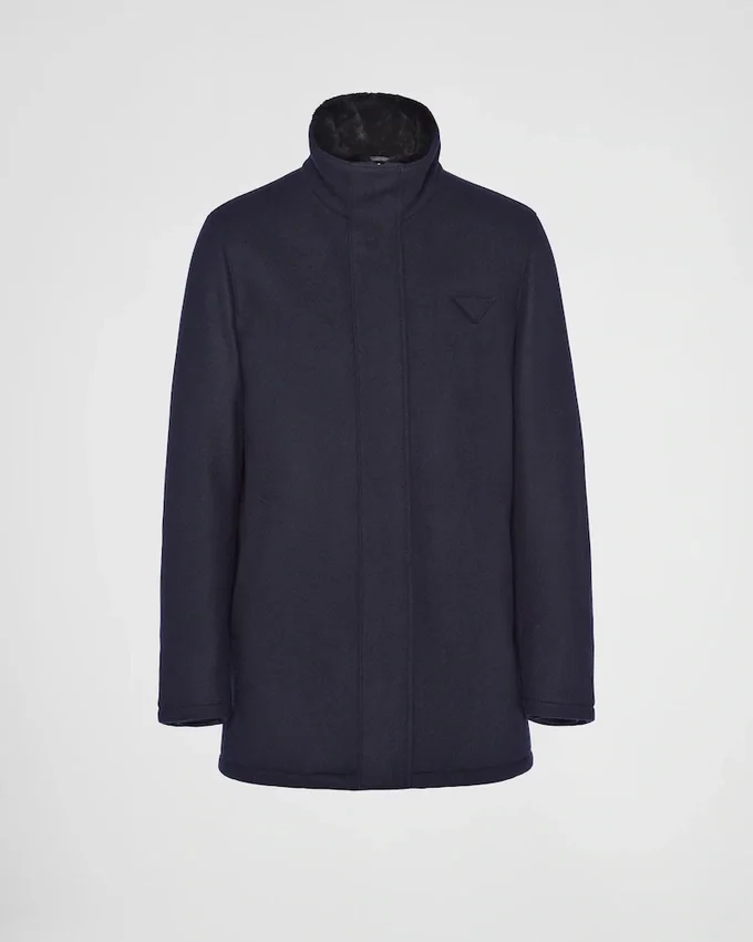 Chaqueta de mezcla de lana y piel de oveja Chaqueta de mezcla de lana y piel de oveja