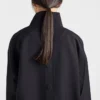 Chaqueta de mohair de cabrito y popelín