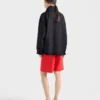 Chaqueta de mohair de cabrito y popelín