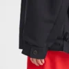 Chaqueta de mohair de cabrito y popelín