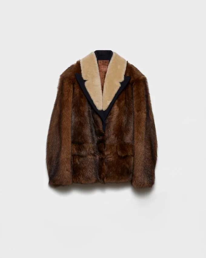 Chaqueta de piel de oveja Chaqueta de piel de oveja