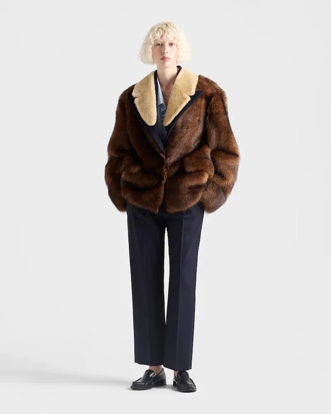 Chaqueta de piel de oveja Chaqueta de piel de oveja