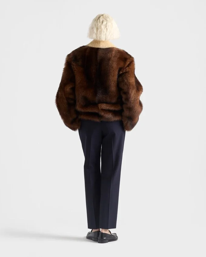 Chaqueta de piel de oveja Chaqueta de piel de oveja