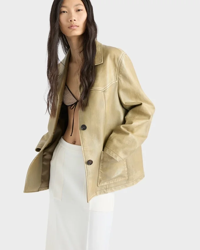 Chaqueta de piel napa Chaqueta de piel napa