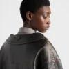 Chaqueta de piel napa envejecida Chaqueta de piel napa envejecida