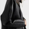 Chaqueta de piel napa laminada Chaqueta de piel napa laminada