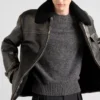 Chaqueta de piel napa y borreguillo Chaqueta de piel napa y borreguillo