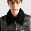 Chaqueta de piel napa y borreguillo Chaqueta de piel napa y borreguillo