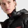 Chaqueta de plumón de tejido técnico de peso medio Chaqueta de plumón de tejido técnico de peso medio