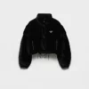 Chaqueta de plumón de terciopelo