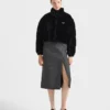Chaqueta de plumón de terciopelo