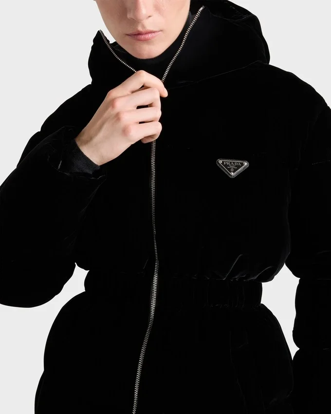 Chaqueta de plumón de terciopelo Chaqueta de plumón de terciopelo