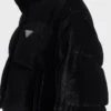 Chaqueta de plumón de terciopelo