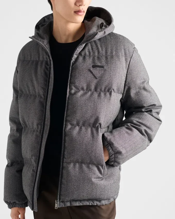 Chaqueta de plumón y lana de peso medio Chaqueta de plumón y lana de peso medio