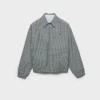 Chaqueta de popelín a cuadros