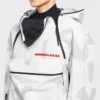 Chaqueta de snowboard de tejido técnico estampado