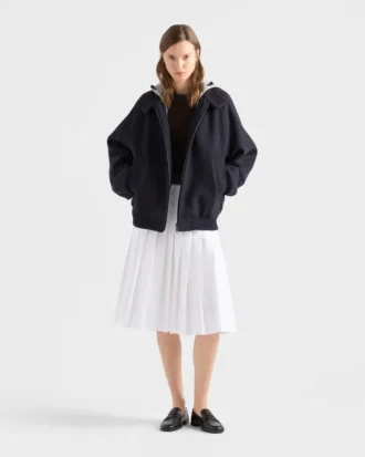 Chaqueta de tela y forro polar de algodón