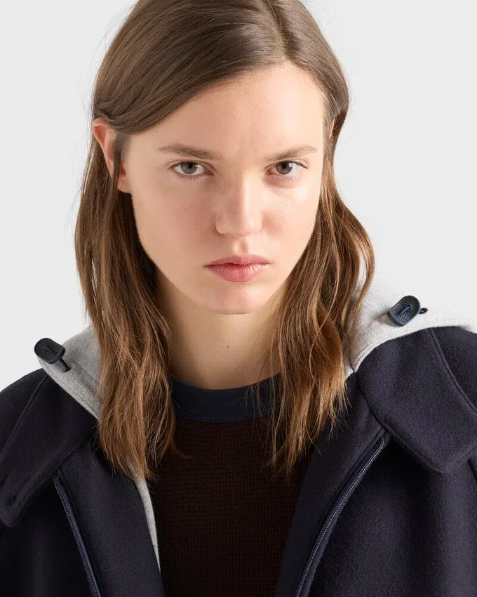 Chaqueta de tela y forro polar de algodón Chaqueta de tela y forro polar de algodón