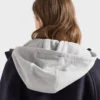 Chaqueta de tela y forro polar de algodón Chaqueta de tela y forro polar de algodón