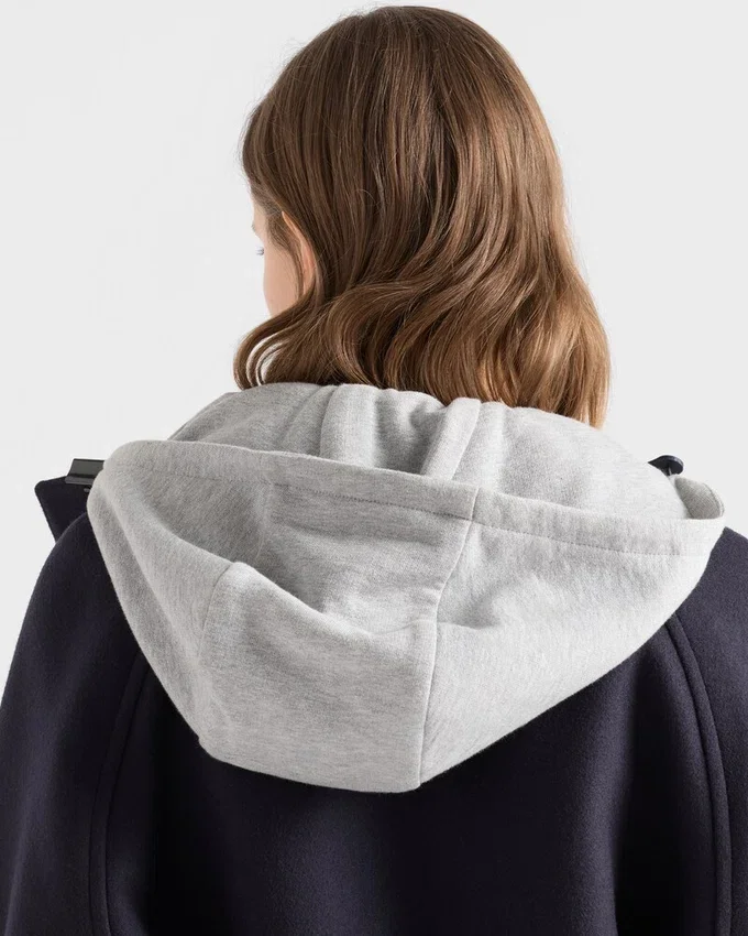 Chaqueta de tela y forro polar de algodón Chaqueta de tela y forro polar de algodón