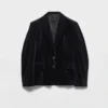 Chaqueta de terciopelo de un solo pecho Chaqueta de terciopelo de un solo pecho