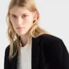 Chaqueta de terciopelo de un solo pecho Chaqueta de terciopelo de un solo pecho
