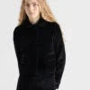 Chaqueta de terciopelo de un solo pecho Chaqueta de terciopelo de un solo pecho