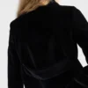 Chaqueta de terciopelo de un solo pecho Chaqueta de terciopelo de un solo pecho