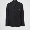Chaqueta de un solo pecho de Re-Nylon Chaqueta de un solo pecho de Re-Nylon