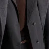Chaqueta de un solo pecho en lana superfina
