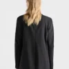 Chaqueta de un solo pecho en lana superfina