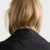 Chaqueta de un solo pecho en lana superfina