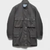 Chaqueta impermeable de Re-Nylon lavado