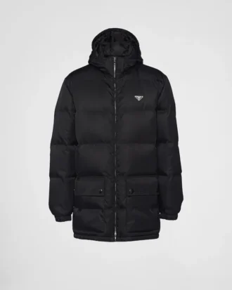 Chaqueta larga de plumón Re-Nylon