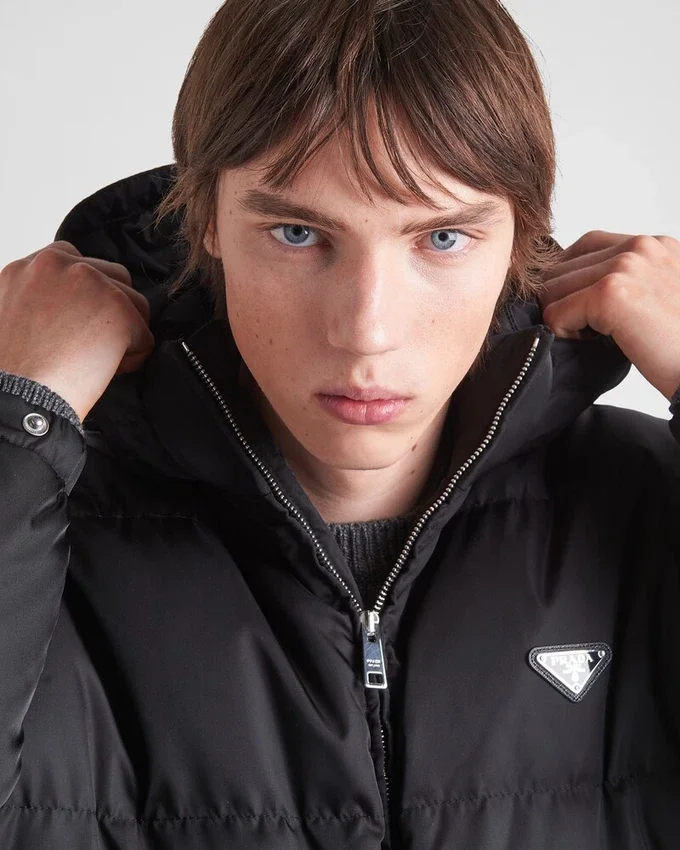 Chaqueta larga de plumón Re-Nylon Chaqueta larga de plumón Re-Nylon
