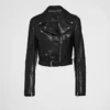 Chaqueta motera de piel napa Chaqueta motera de piel napa