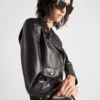 Chaqueta motera de piel napa Chaqueta motera de piel napa