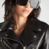 Chaqueta motera de piel napa Chaqueta motera de piel napa