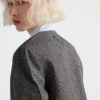 Chaqueta Moulina de un solo pecho con estampado Príncipe de Gales Chaqueta Moulina de un solo pecho con estampado Príncipe de Gales