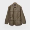 Chaqueta safari de mohair y lana Chaqueta safari de mohair y lana