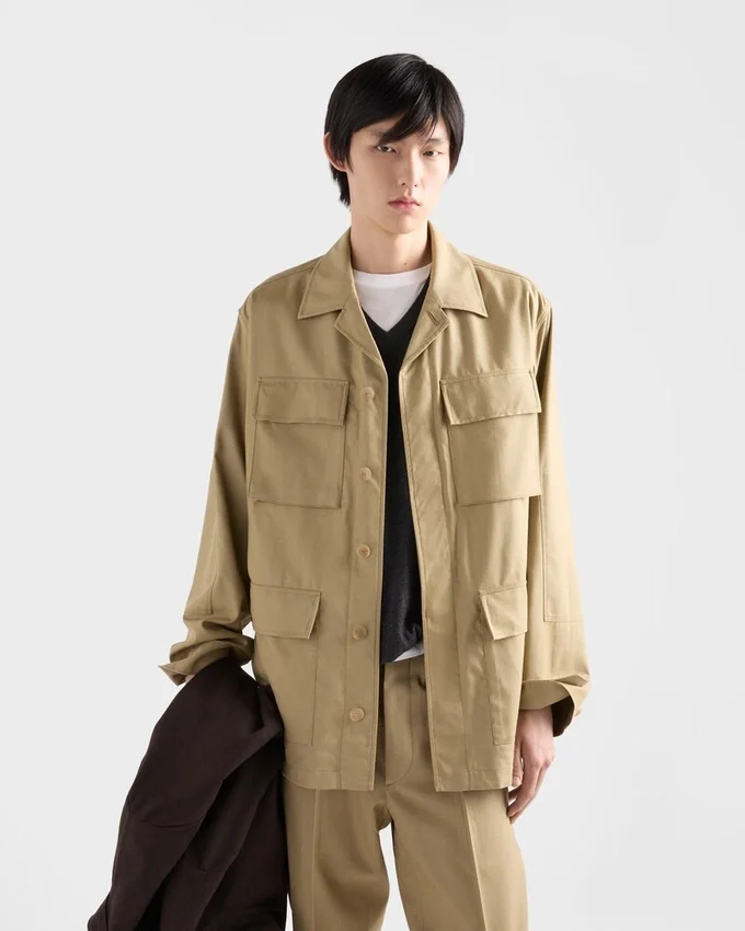 Chaqueta Safari de seda Chaqueta Safari de seda
